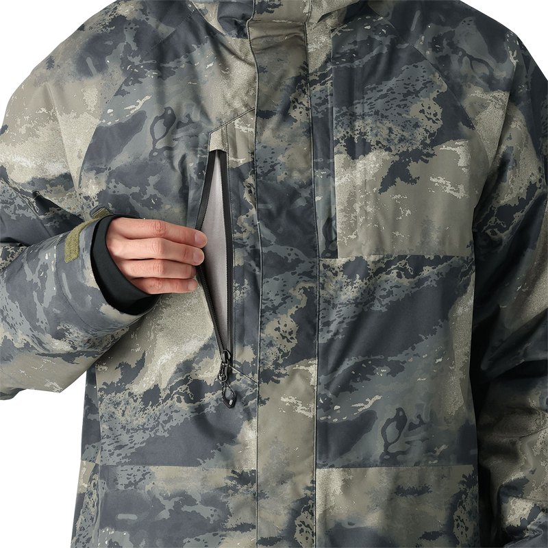 Men's Gore-Tex Core Shell Jacket, 686 Men's Gore-Tex Core Shell Jacket in SGHM-Sage Hemisphere front right pocket