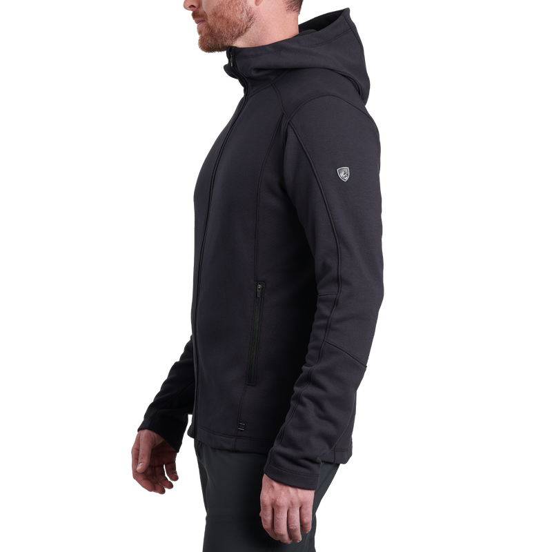 Men's Spekter Full Zip Hoody, Kuhl Men's Spekter Full Zip Hoody in BK-Black left