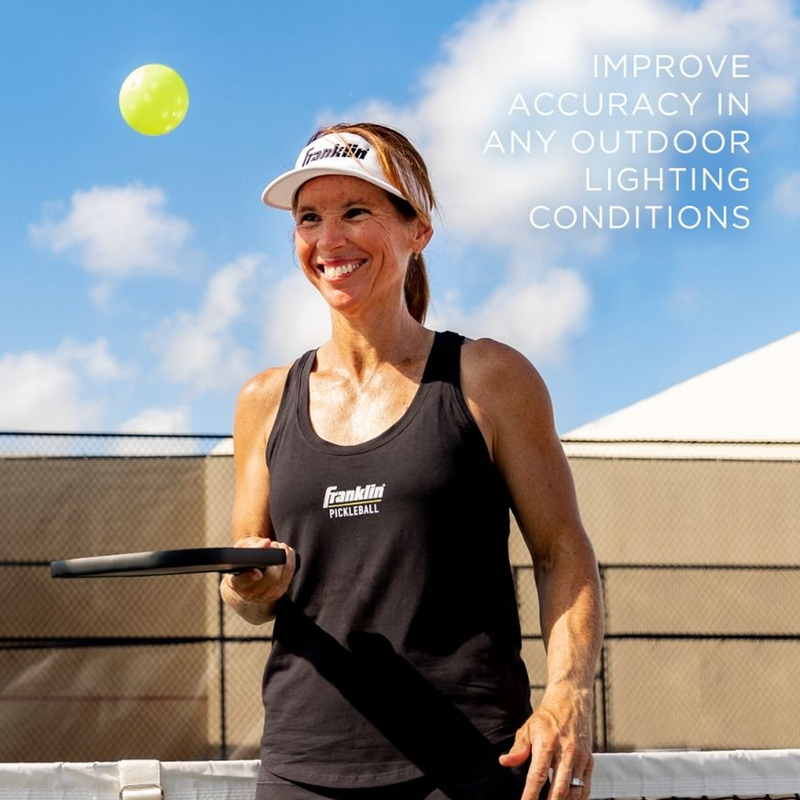 X-40 Pickleball (3 Pack), Franklin Sports X-40 Outdoor Pickleball on the court