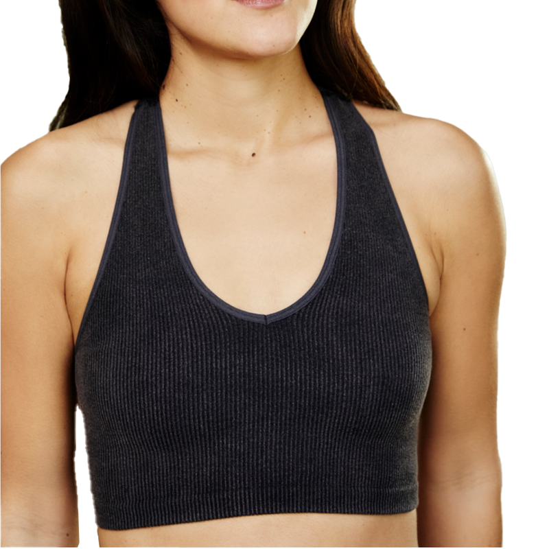 Free People Movement Women's Free Throw Crop in Black

