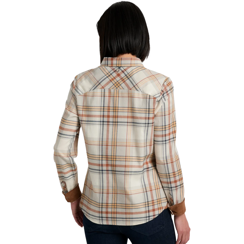Women's Tess Flannel Long Sleeve Shirt, Kuhl Women's Tess Flannel Long Sleeve Shirt back