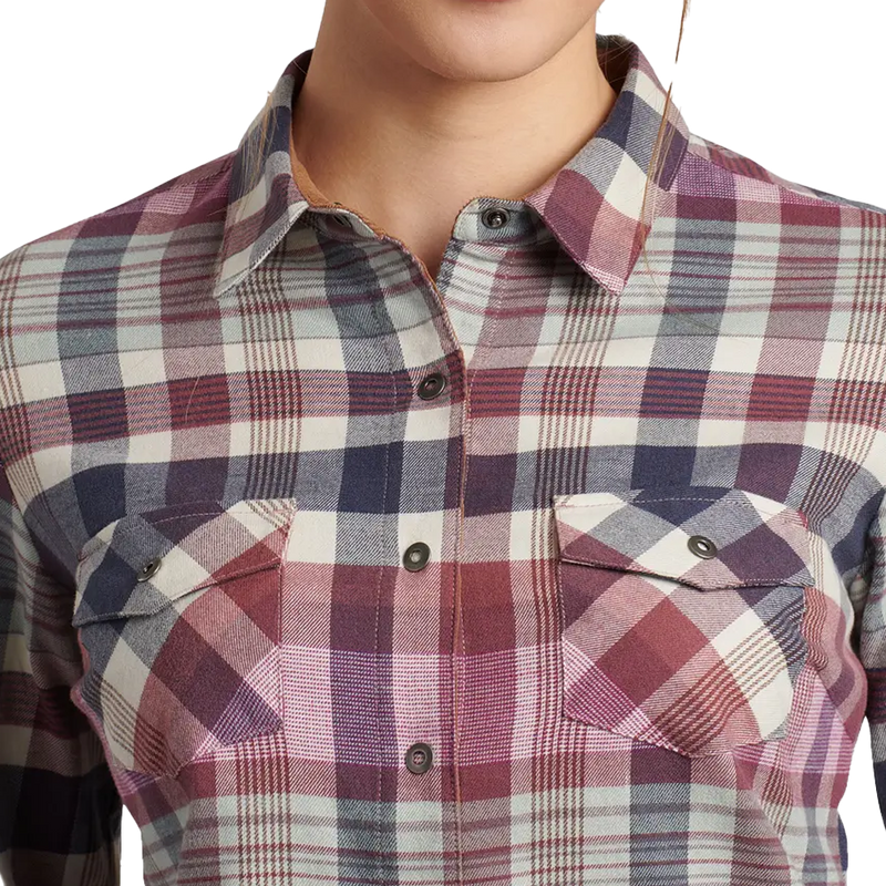 Women's Tess Flannel Long Sleeve Shirt, Kuhl Women's Tess Flannel Long Sleeve Shirt chest pockets