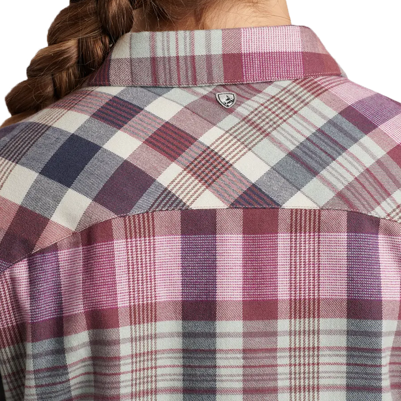 Women's Tess Flannel Long Sleeve Shirt, Kuhl Women's Tess Flannel Long Sleeve Shirt logo