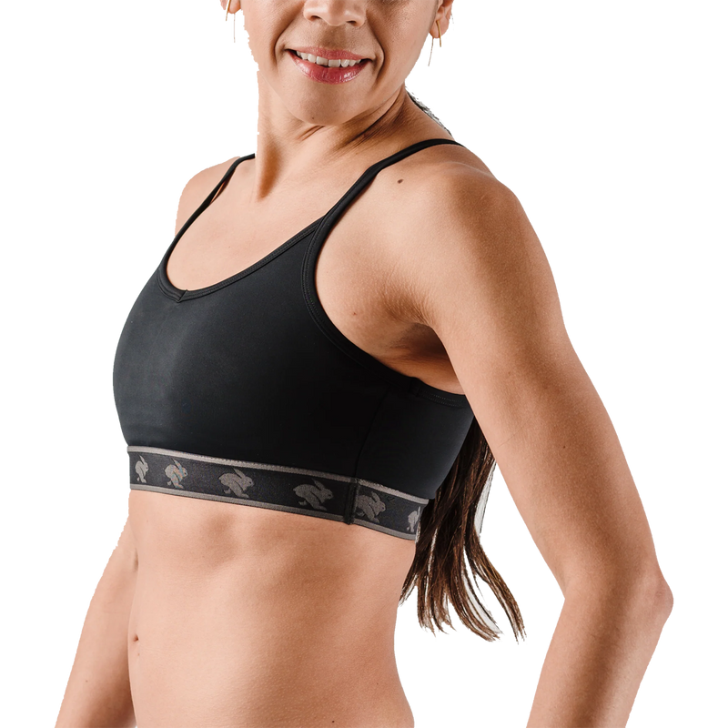 Women's Strappy Pocket Bra, Rabbit Women's Strappy Pocket Bra side