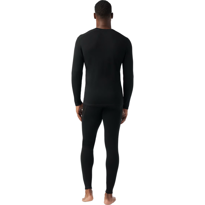 Men's Classic Thermal Merino Base Layer Crew, Smartwool Men's Classic Thermal Merino Base Layer Crew 001-Black back