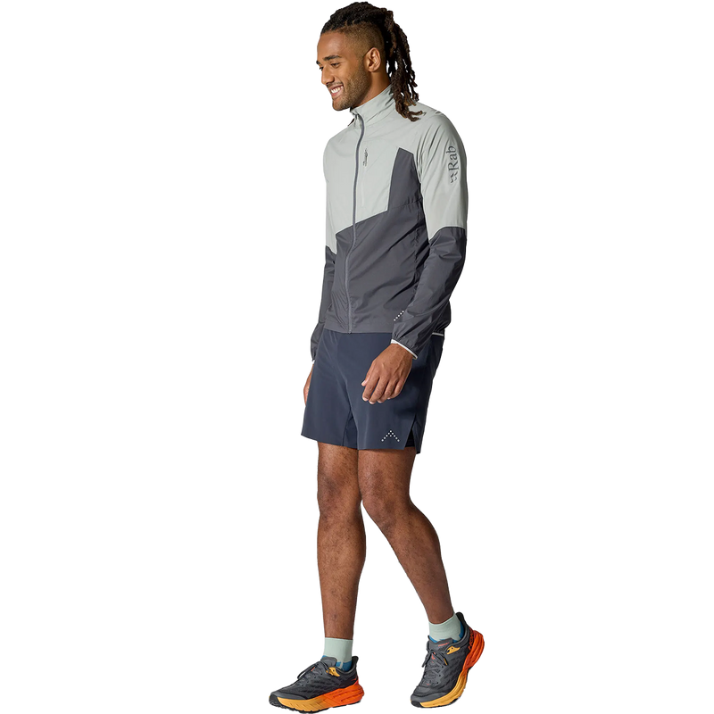 Men's Windveil Jacket, Rab Men's Windveil Jacket in Light Zinc/Graphene left