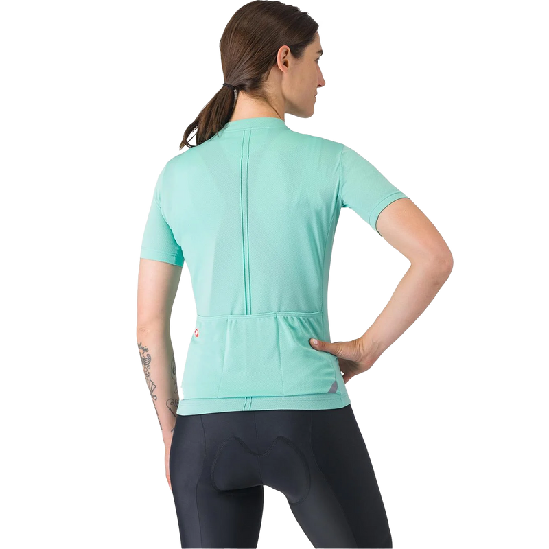 Women's Anima 4 Jersey, Castelli Women's Anima 4 Jersey in 457 Pool Blue back