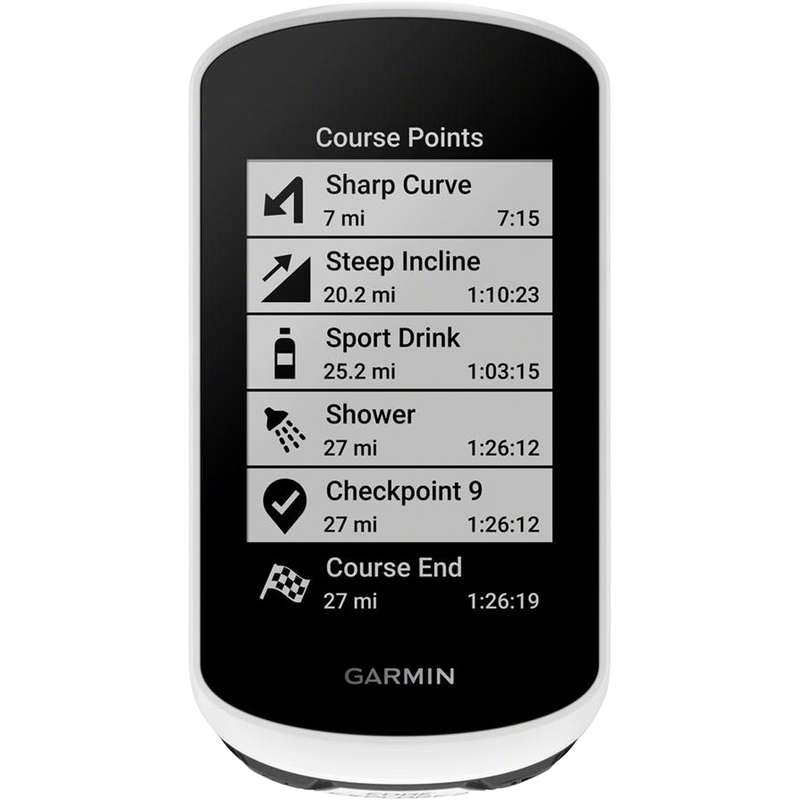 Garmin Edge Explore 2 Course details