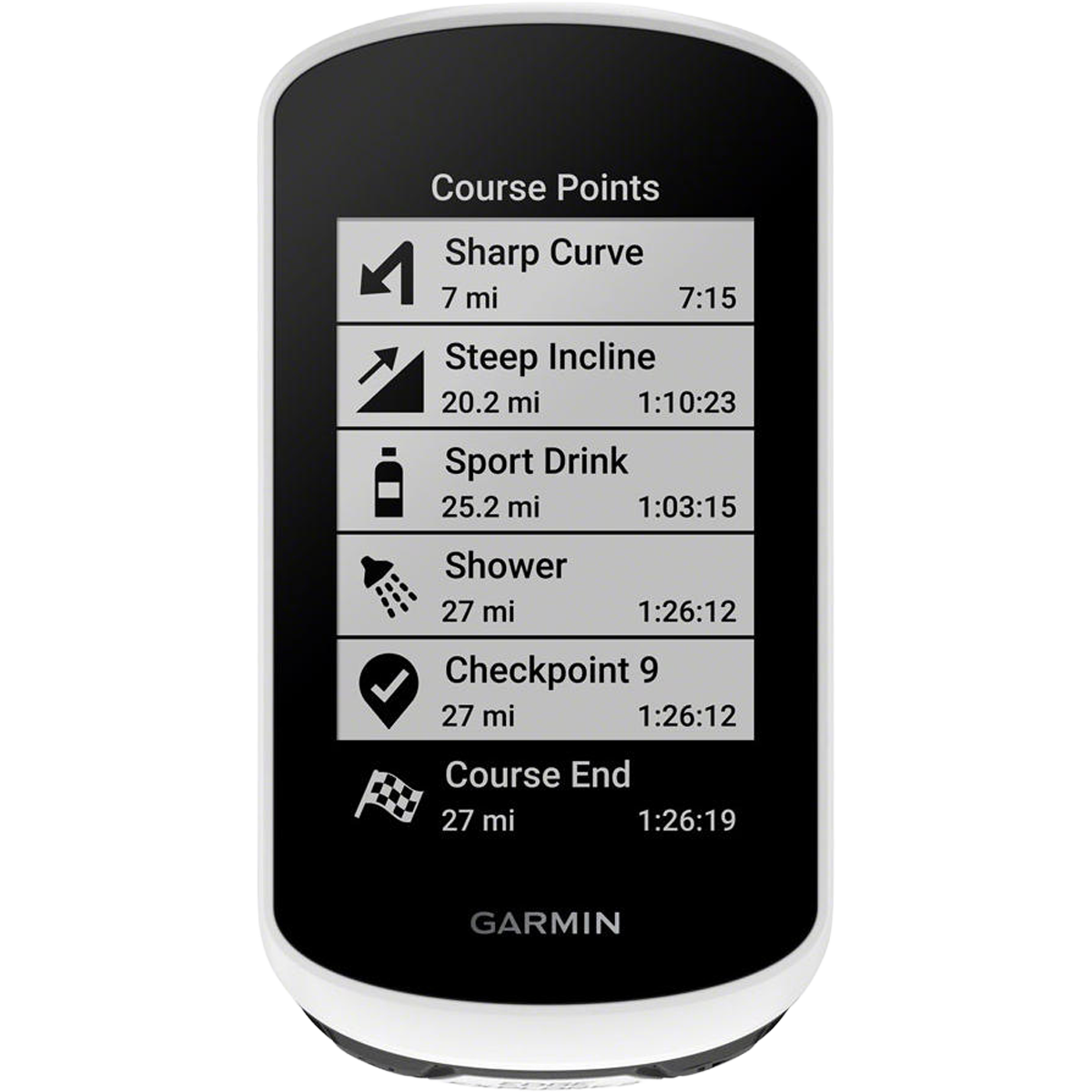 Garmin Edge Explore 2 Course details
