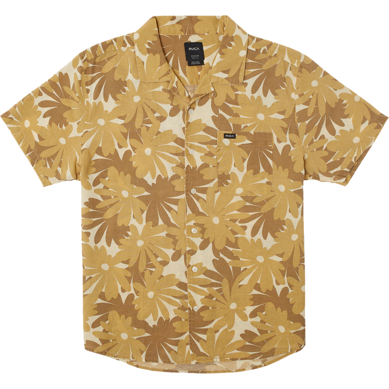 Men's Pop Floral Short Sleeve Shirt, Featured Image