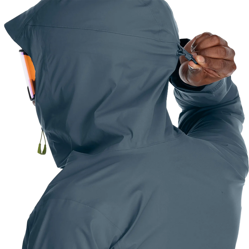 Men's Khroma Kinetic Jacket, Rab Men's Khroma Kinetic Jacket hood