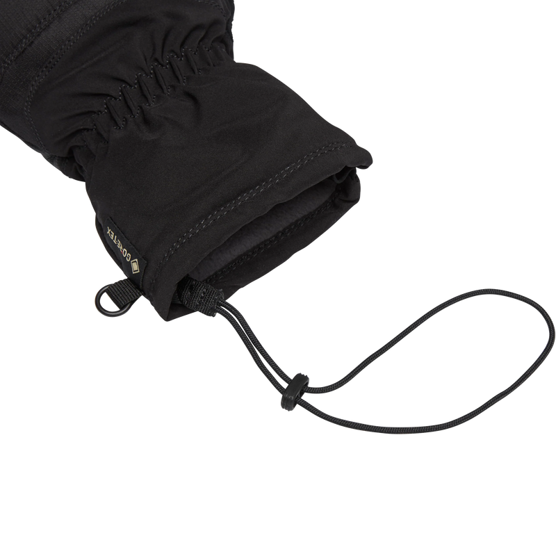 Mission Gloves, Black Diamond Mission Gloves in 0002 Black cuff and retention strap