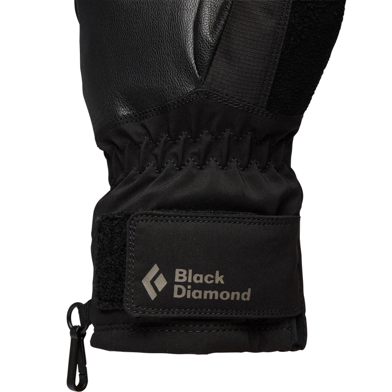 Mission Gloves, Black Diamond Mission Gloves in 0002 Black cuff