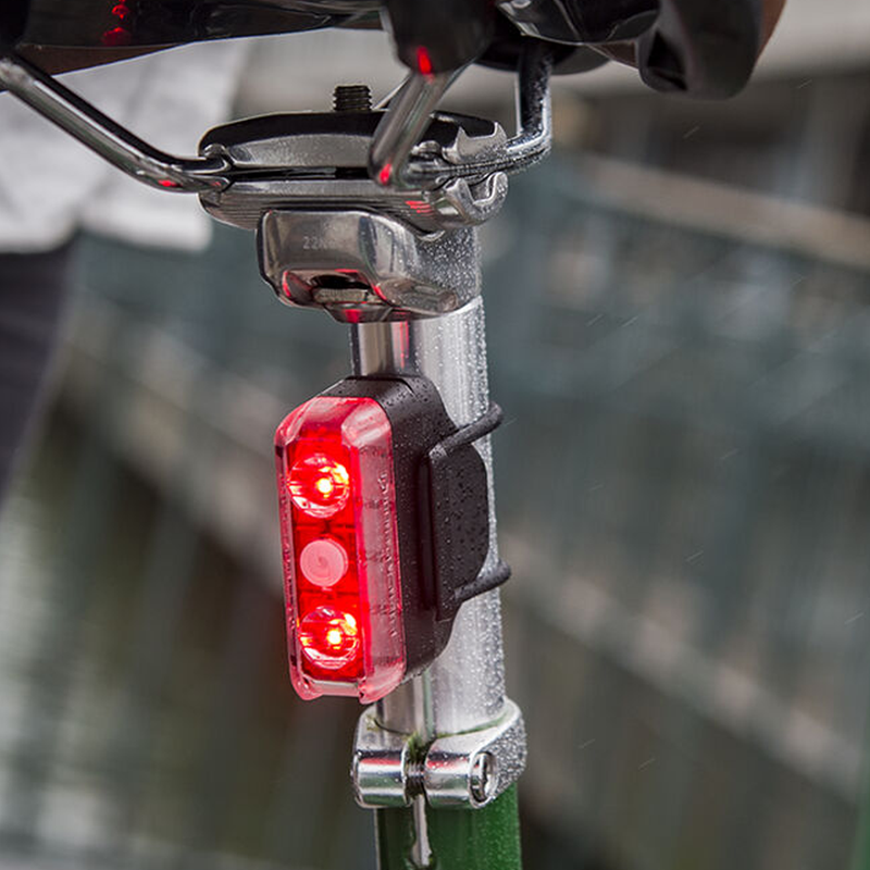 Dayblazer 1500 Front + Dayblazer 65 Rear Light Set, Blackburn Dayblazer 1500 Front + Dayblazer 65 Rear Light Set rear on bike