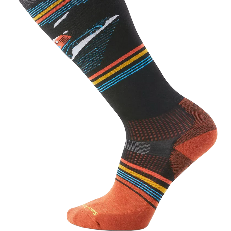 Snowboard Targeted Cushion Piste Machine OTC Socks, Smartwool Snowboard Targeted Cushion Piste Machine OTC Socks toe