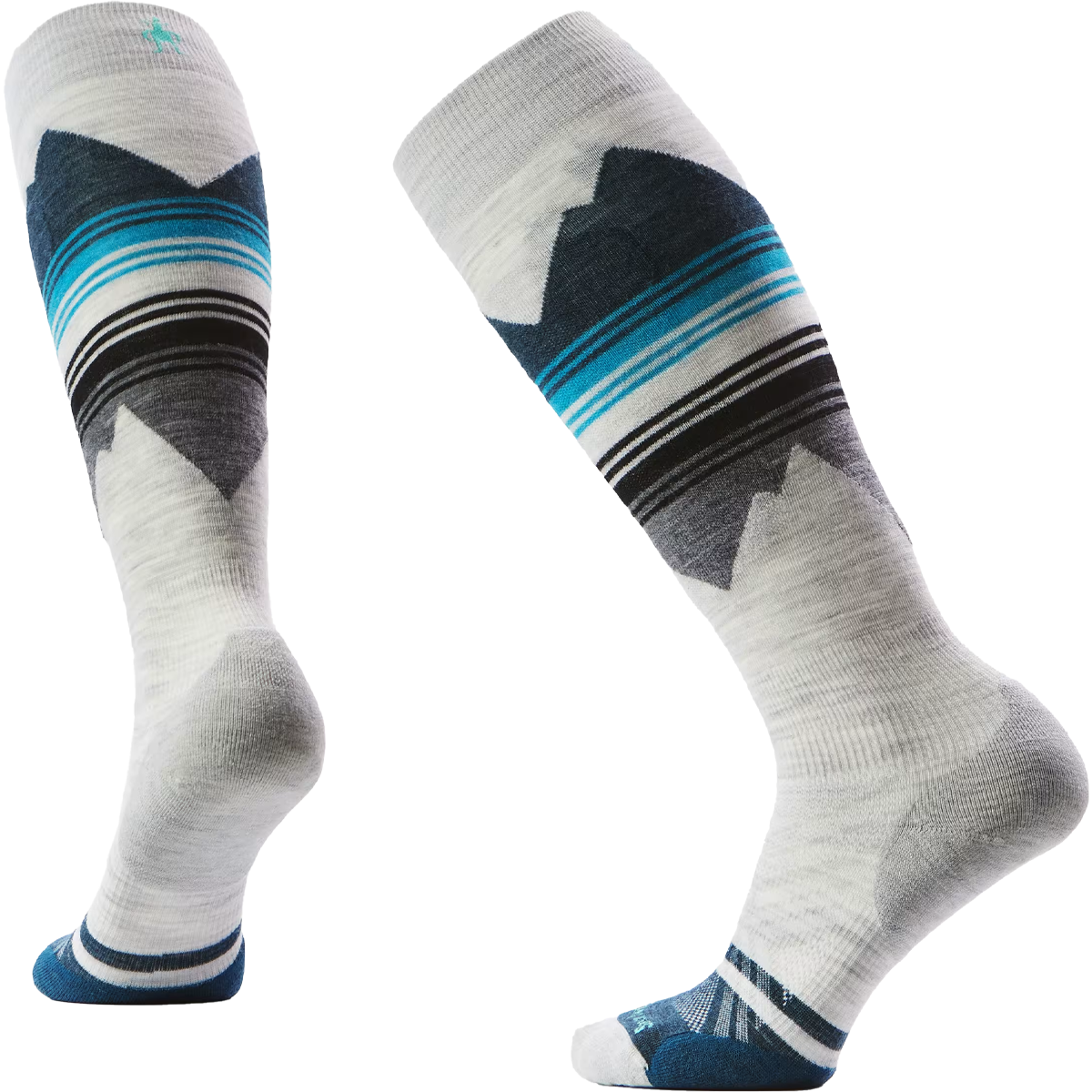 Women's Ski Targeted Cushion Pattern OTC Socks alternate view