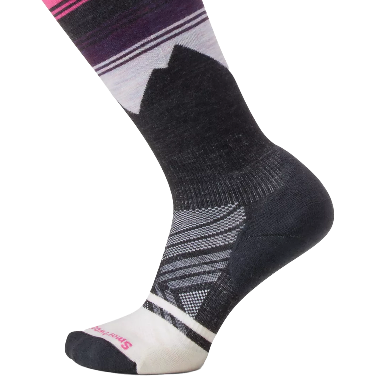Women's Ski Targeted Cushion Pattern OTC Socks alternate view