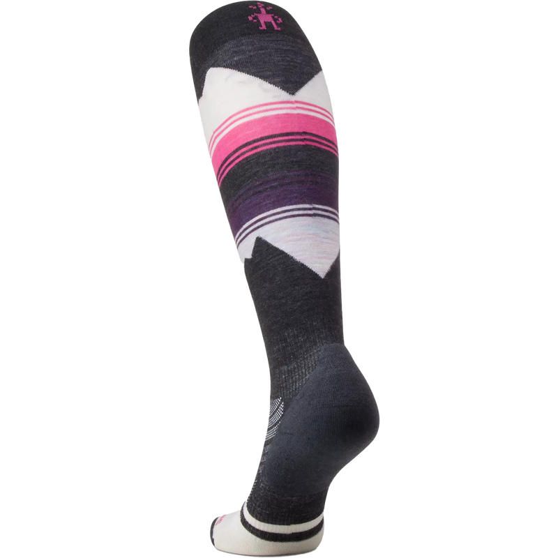 Women's Ski Targeted Cushion Pattern OTC Socks, Smartwool Women's Ski Targeted Cushion Pattern OTC Socks heel