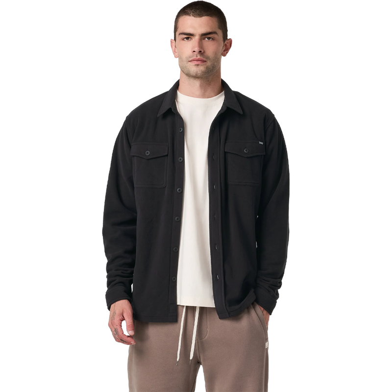 Men's Aspen Shirt Jacket, Vuori Men's Aspen Shirt Jacket front on model