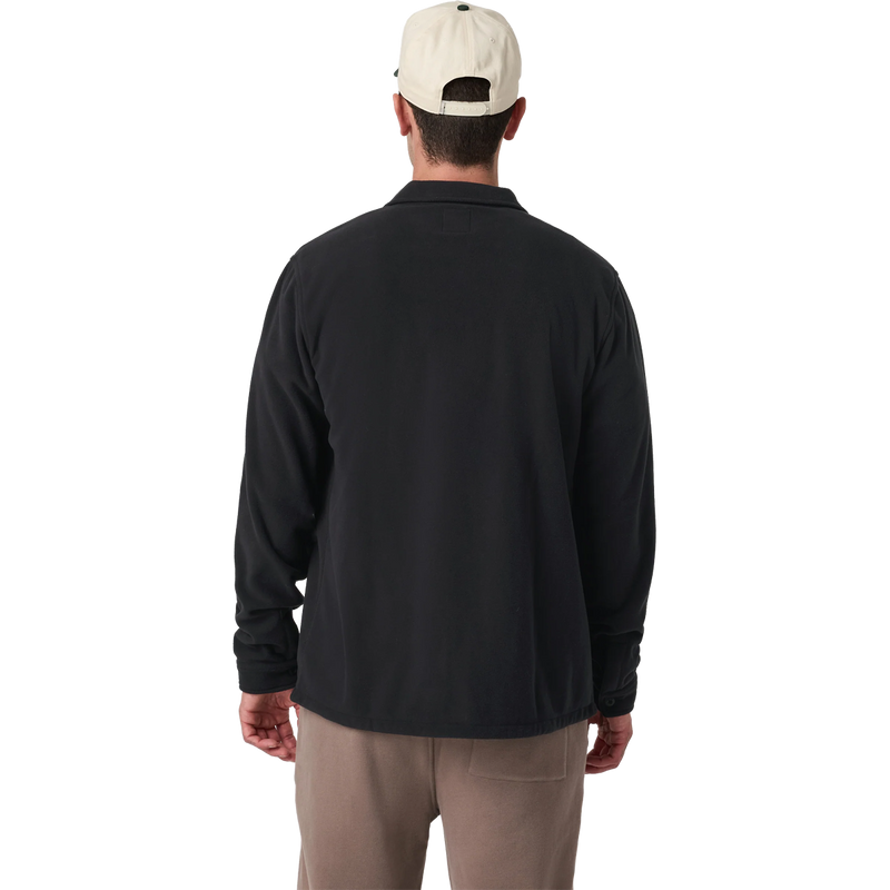 Men's Aspen Shirt Jacket, Vuori Men's Aspen Shirt Jacket back on model