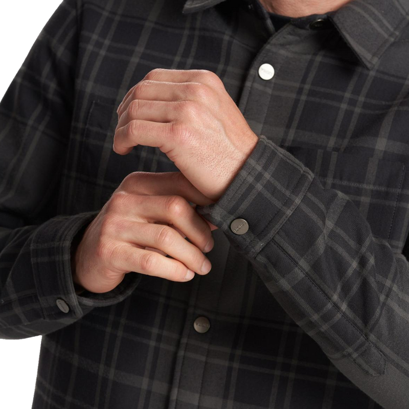 Men's Coastside Shirt Jacket, Vuori Men's Coastside Shirt Jacket cuff