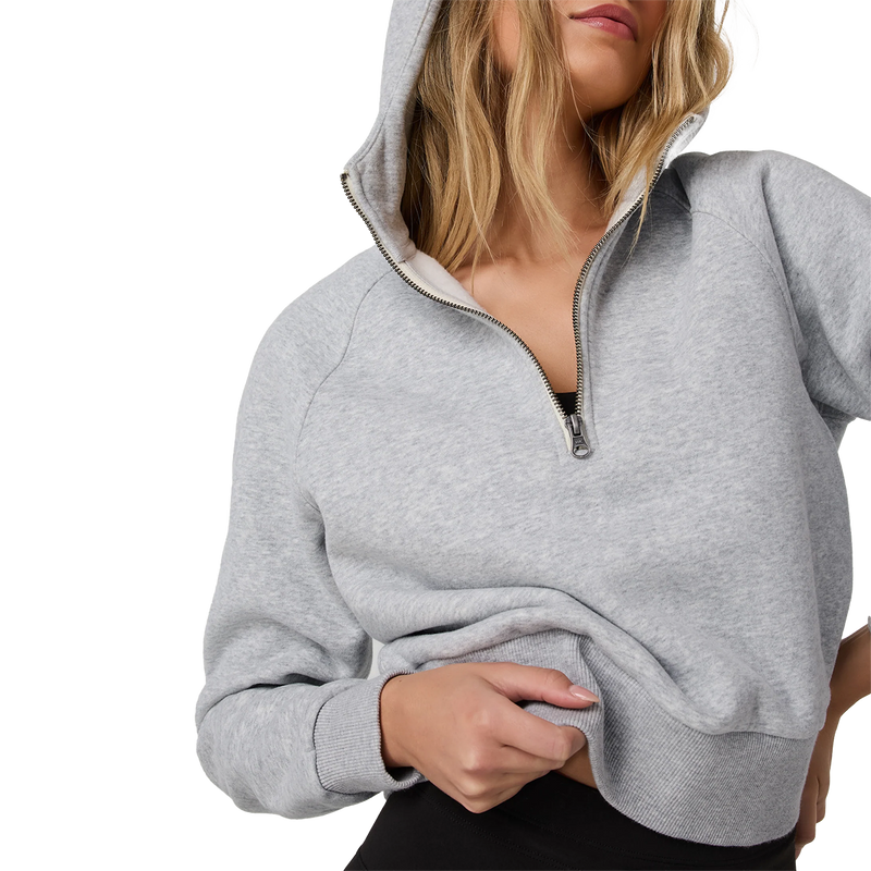 Women's Restore 1/2 Zip Hoodie, Vuori Women's Restore 1/2 Zip Hoodie Zipper