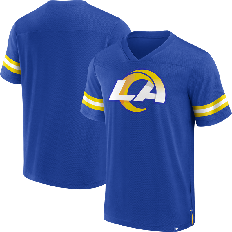 Men's Rams Fundamentals Hashmark Top, Fanatics Men's Rams Fundamentals Hashmark Top Front and back