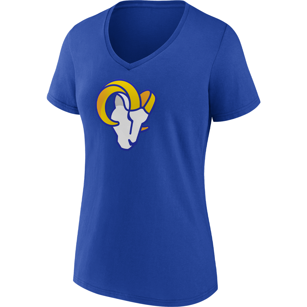 Fanatics Women's Rams Cotton Primary Logo Short Sleeve in Game Royal