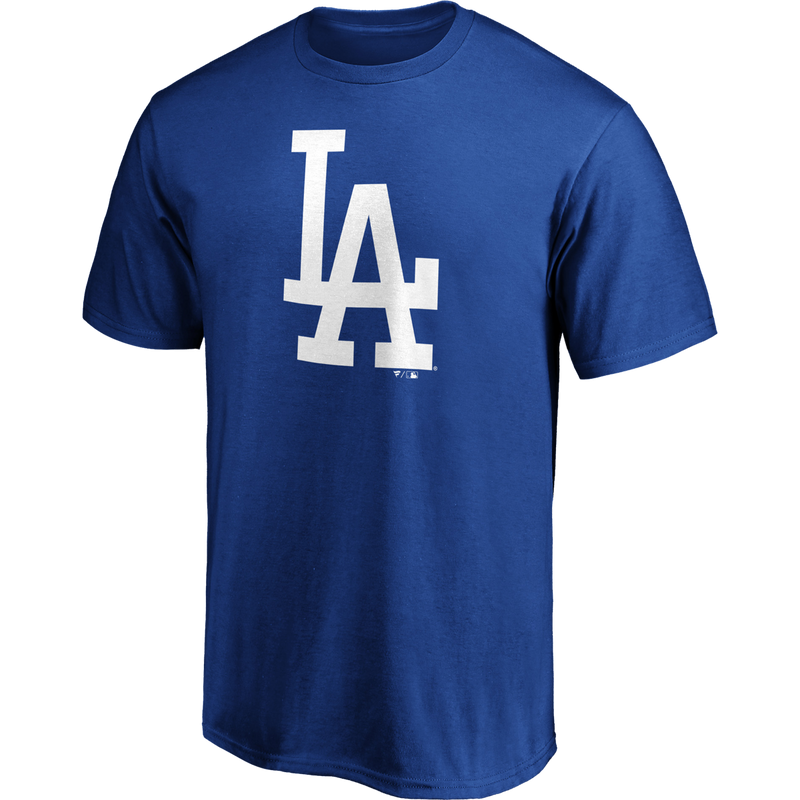 Men's Dodgers Cotton Official Logo Short Sleeve, Featured Image