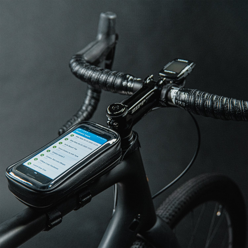 Smart Energy Caddy XL Phone Holder, Lezyne Smart Energy Caddy XL Phone Holder on Bike