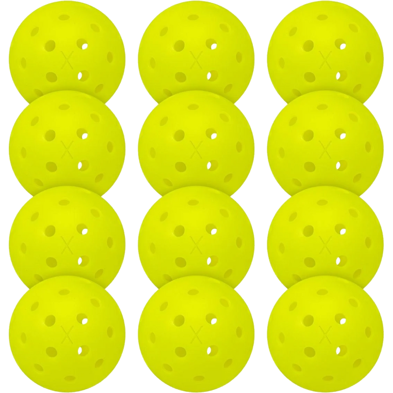 X-40 Outdoor Pickleball (12 Pack), Franklin Sports X-40 Outdoor Pickleball 12 Pack