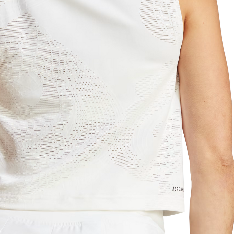 Women's London Match Tank, adidas Women's London Match Tank hem