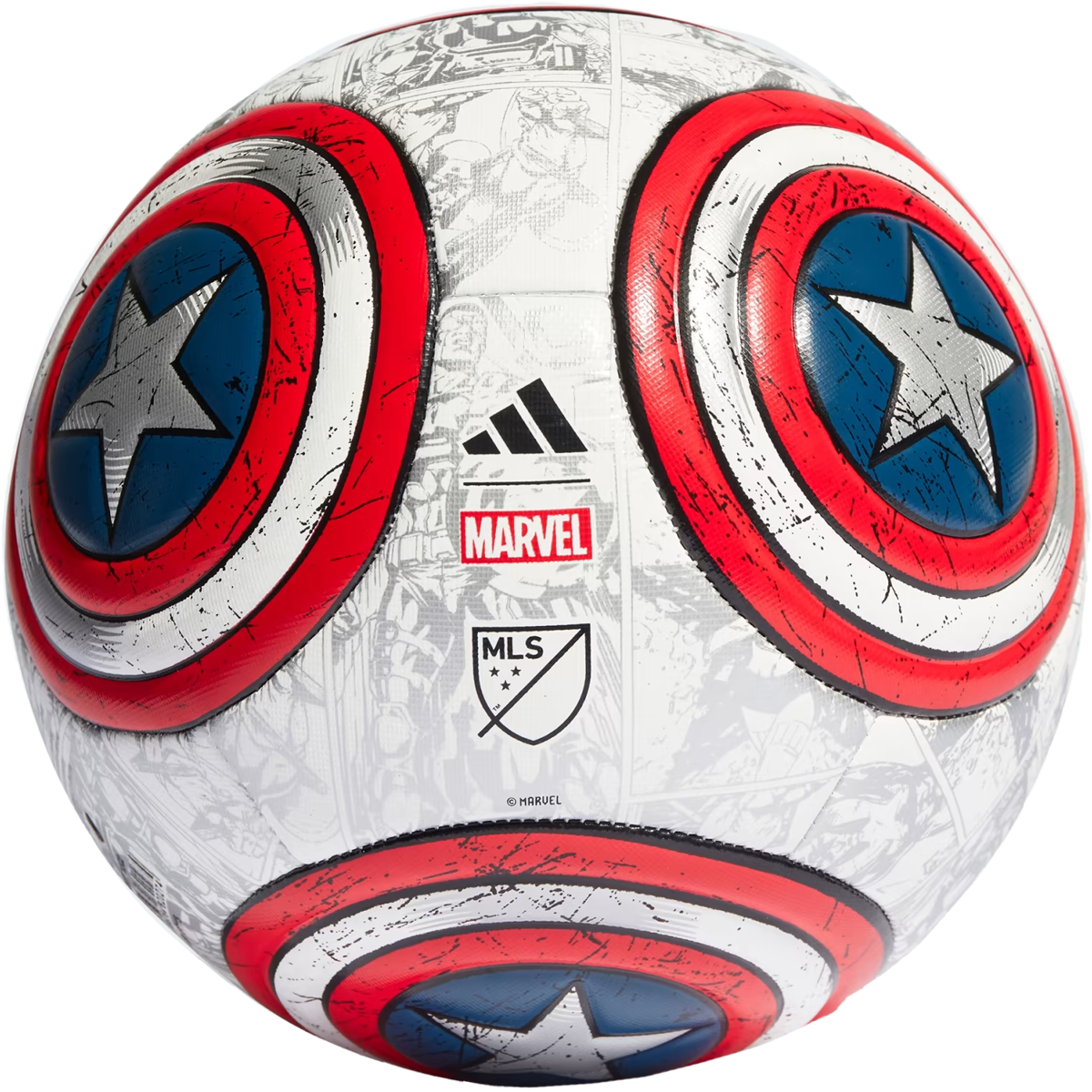 MLS Marvel Captain America Training Ball alternate view