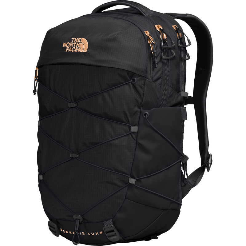 Women's Borealis Luxe, The North Face Women's Borealis Luxe in Black/Coral Metallic