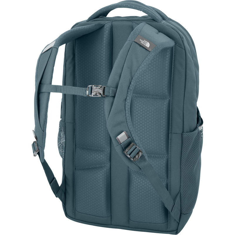 Women's Jester Luxe, The North Face Women's Jester Luxe in G1Z-Space/Silver Metallic harness straps