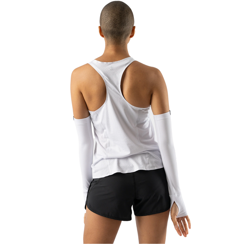 Women's EZ Sleeves, Rabbit Women's EZ Sleeves in White on model back