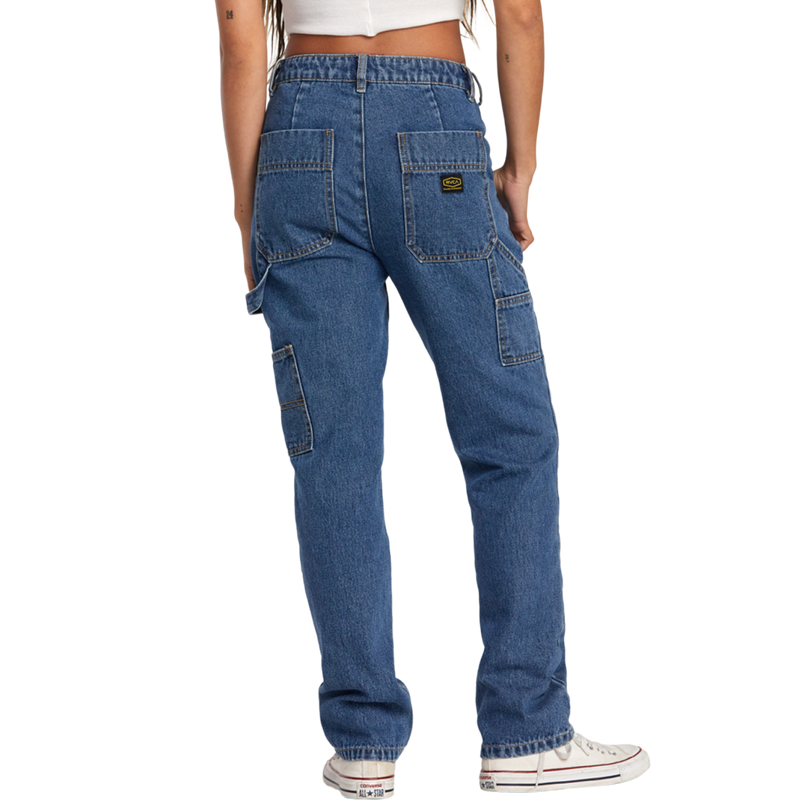 Women's Recession Denim Pant, RVCA Women's Recession Denim Pant back