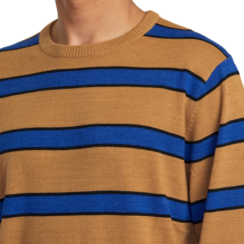 Alex Stripe Crew, RVCA Alex Stripe Crew collar