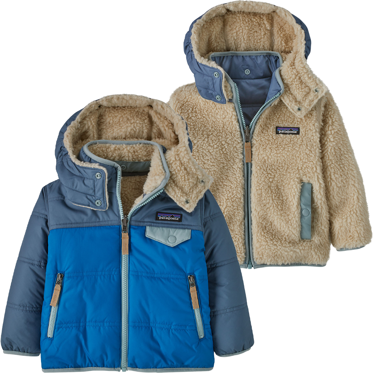 patagonia もこもこ　リバーシブル　ジャケット 4T 4歳 Baby Reversible Tribbles Hoody - Gearhead Outfitters