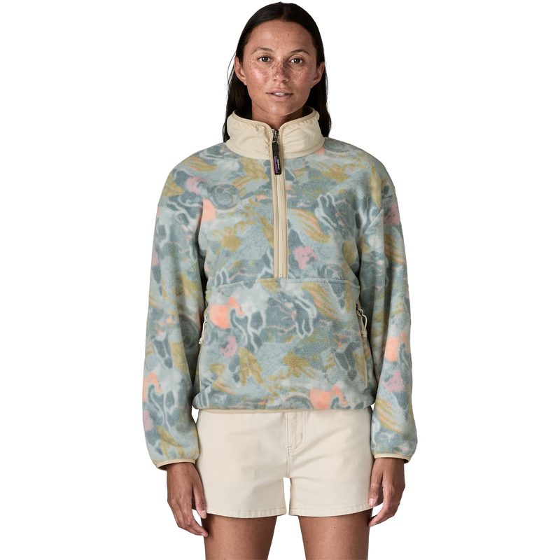 Women's Synchilla Fleece Marsupial, Patagonia Women's Synchilla Fleece Marsupial in MTVI-Moon Tripper: Virtually Blue front