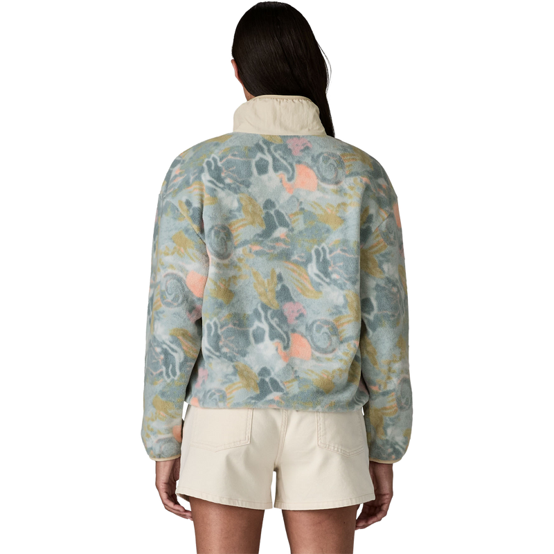 Women's Synchilla Fleece Marsupial, Patagonia Women's Synchilla Fleece Marsupial in MTVI-Moon Tripper: Virtually Blue back
