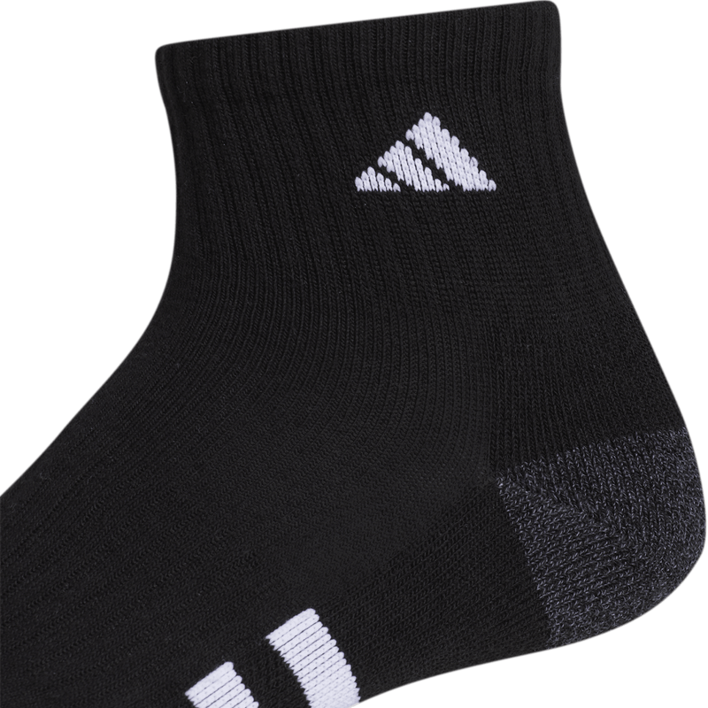 Women's Cushioned 3.0 Quarter 3-Pack, adidas Women's Cushioned 3.0 Quarter logo