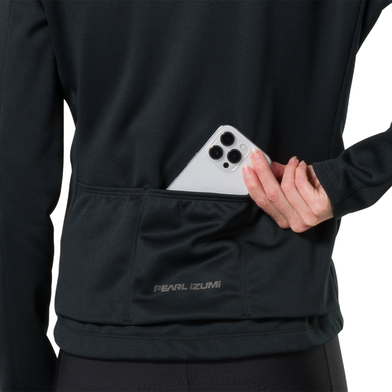 Women's Quest Thermal Jersey, Pearl Izumi Women's Quest Thermal Jersey back pocket