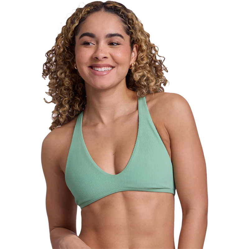 Women's Aster Top, Jolyn Women's Aster Top in Clover Rib front