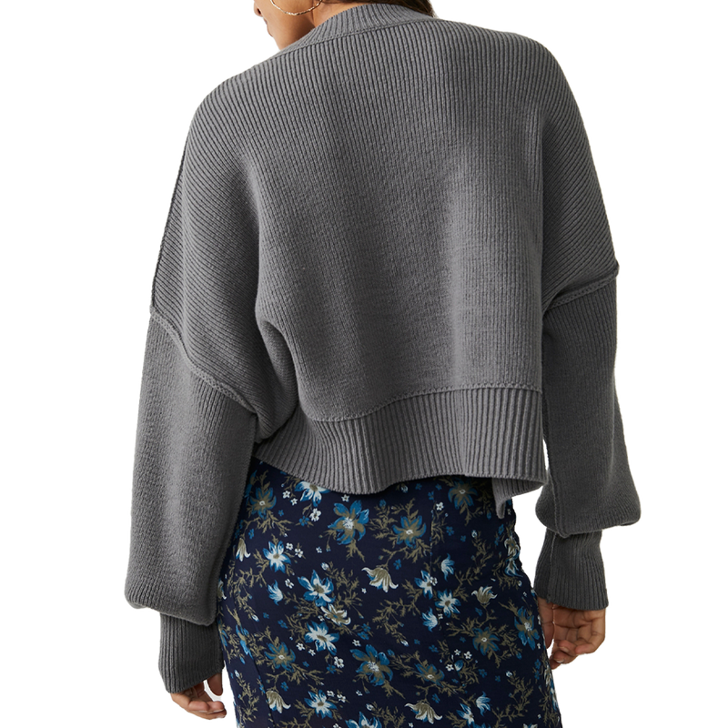 Women's Easy Street Crop Pullover, Free People Women's Easy Street Crop Pullover back