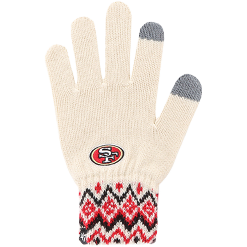 Women's 49ers Elsa 47 Glove, 47 Brand W 49ers Elsa 47 Glove closeup