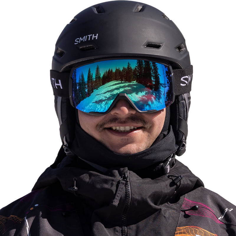 black ski helmet smith Mission MIPS Round Contour – Sports Basement