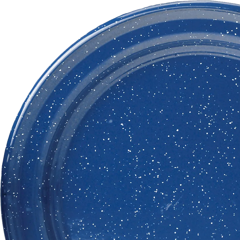 12.5" Enamelware Plate, GSI Outdoors Enamelware 12.5" Plate edge detail