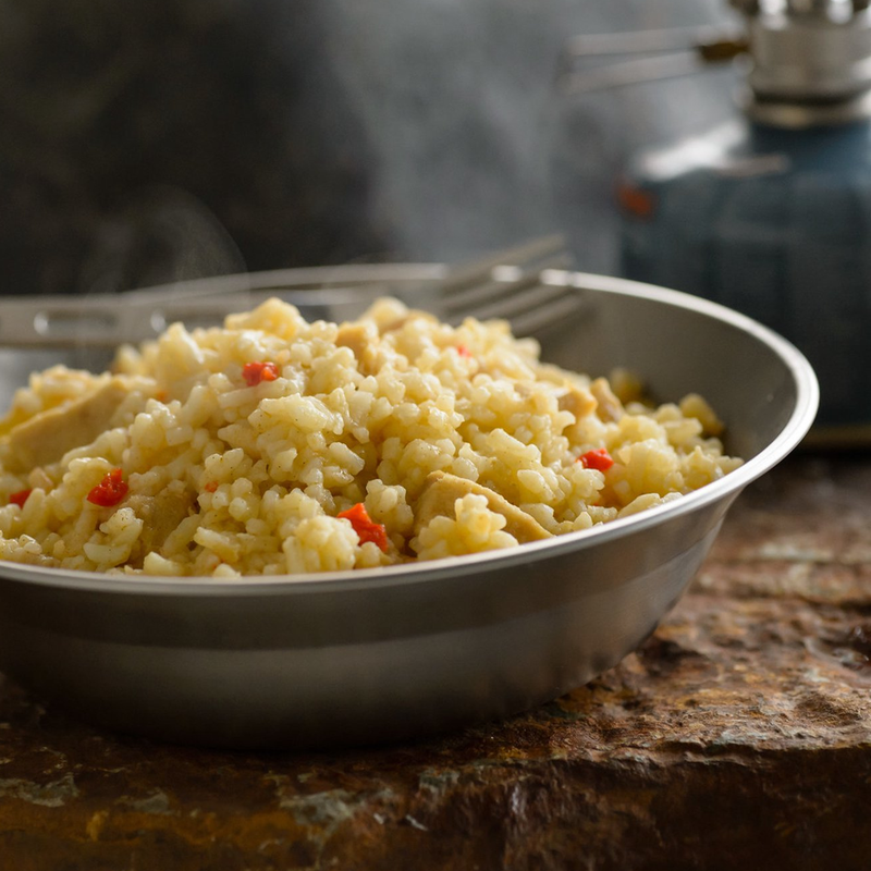 Chicken & Rice Pro Pak (1 Serving), Mountain House Chicken & Rice Pro Pak at camp