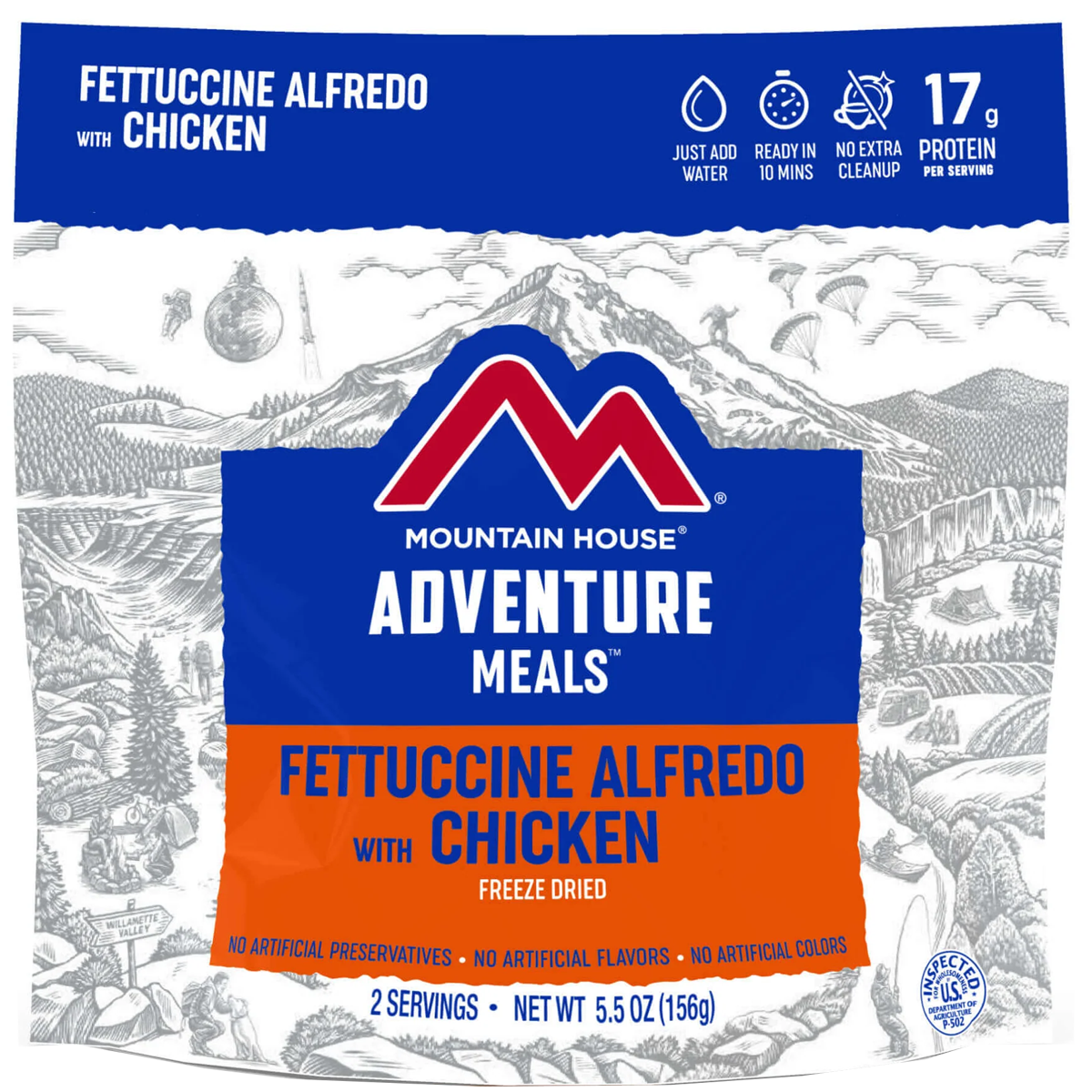 Fettuccine Alfredo with Chicken (2 Servings) alternate view